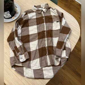 Old Navy Plaid Boyfriend Flannel